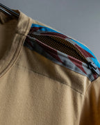 "COMME des GARCONS Shirt" Zip separate fabric detail long cut sew