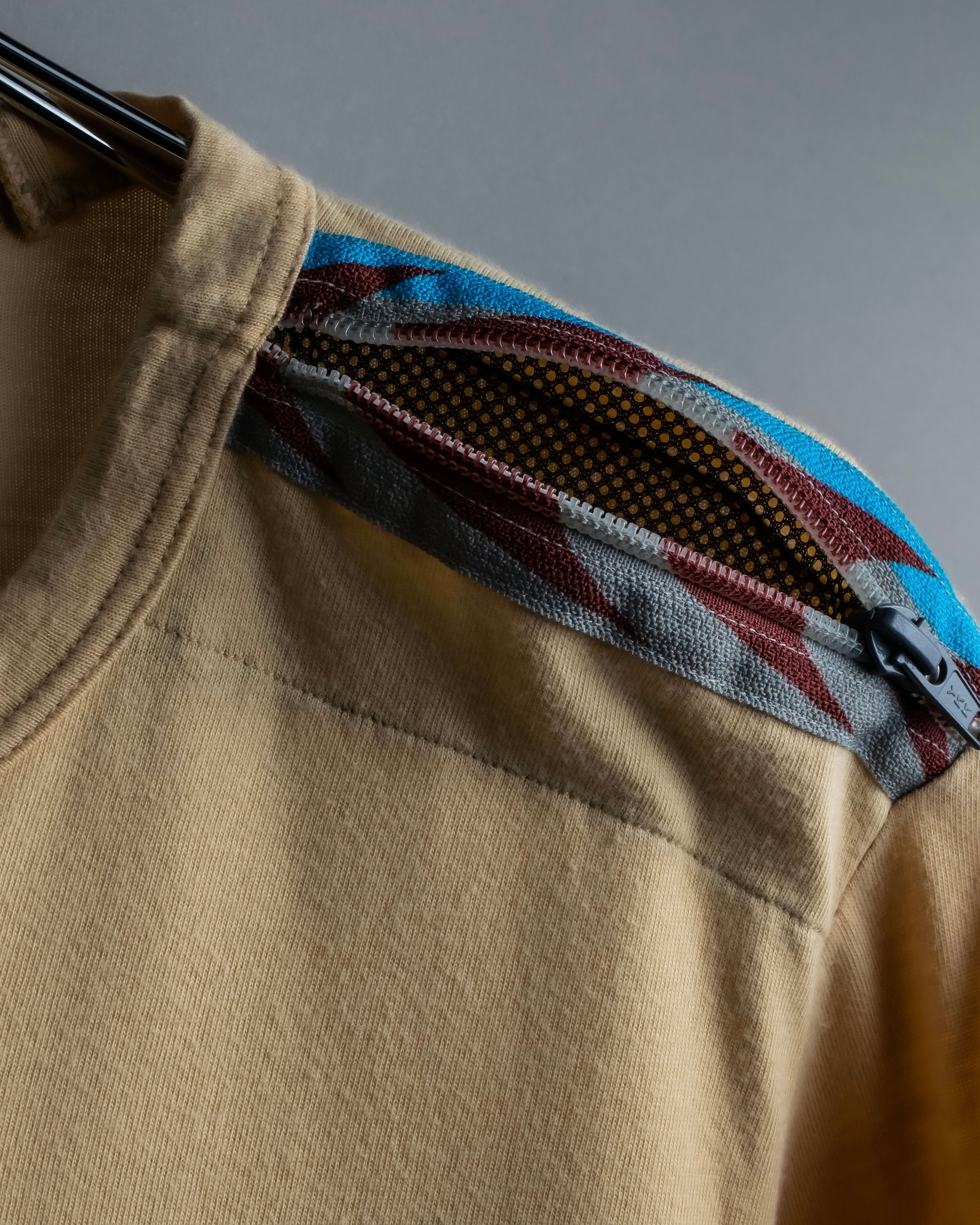 "COMME des GARCONS Shirt" Zip separate fabric detail long cut sew