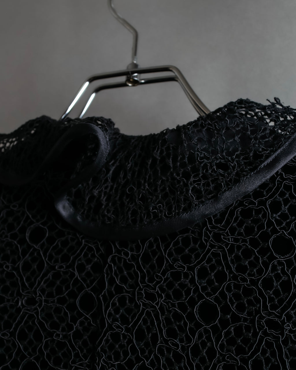 "JEAN-LOUIS SCHERRER" Lace frill design ribbon attached jacket