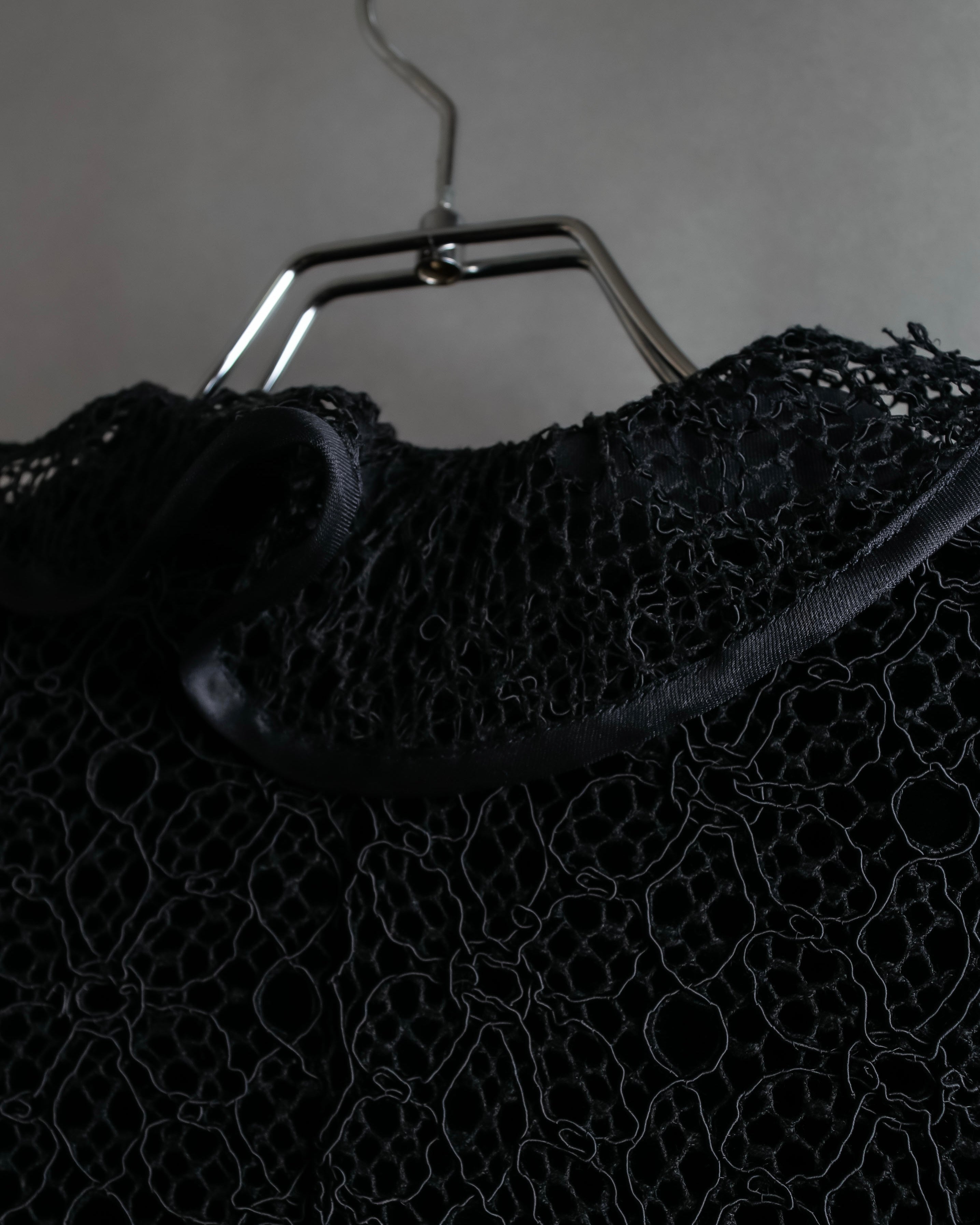 "JEAN-LOUIS SCHERRER" Lace frill design ribbon attached jacket