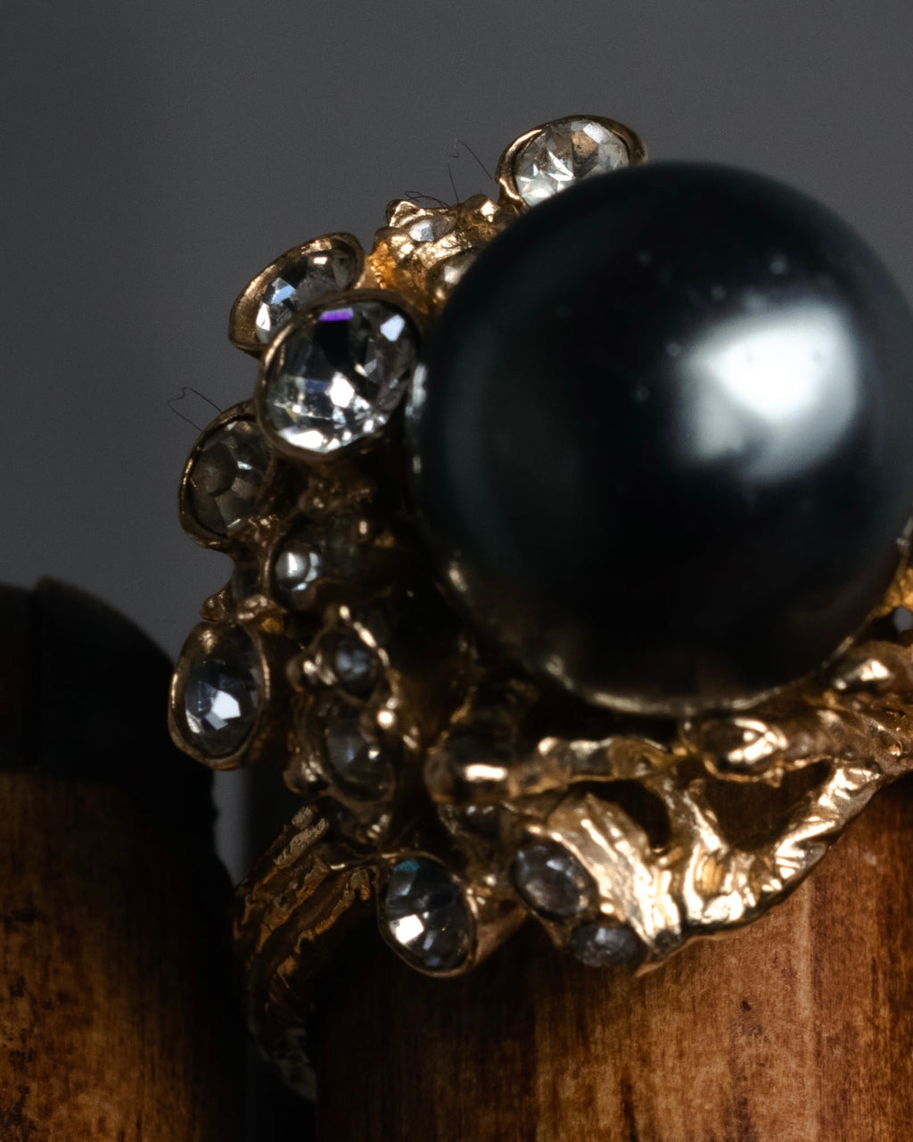 “Christian Dior” 60’s-70’s Organic pearl cluster ring