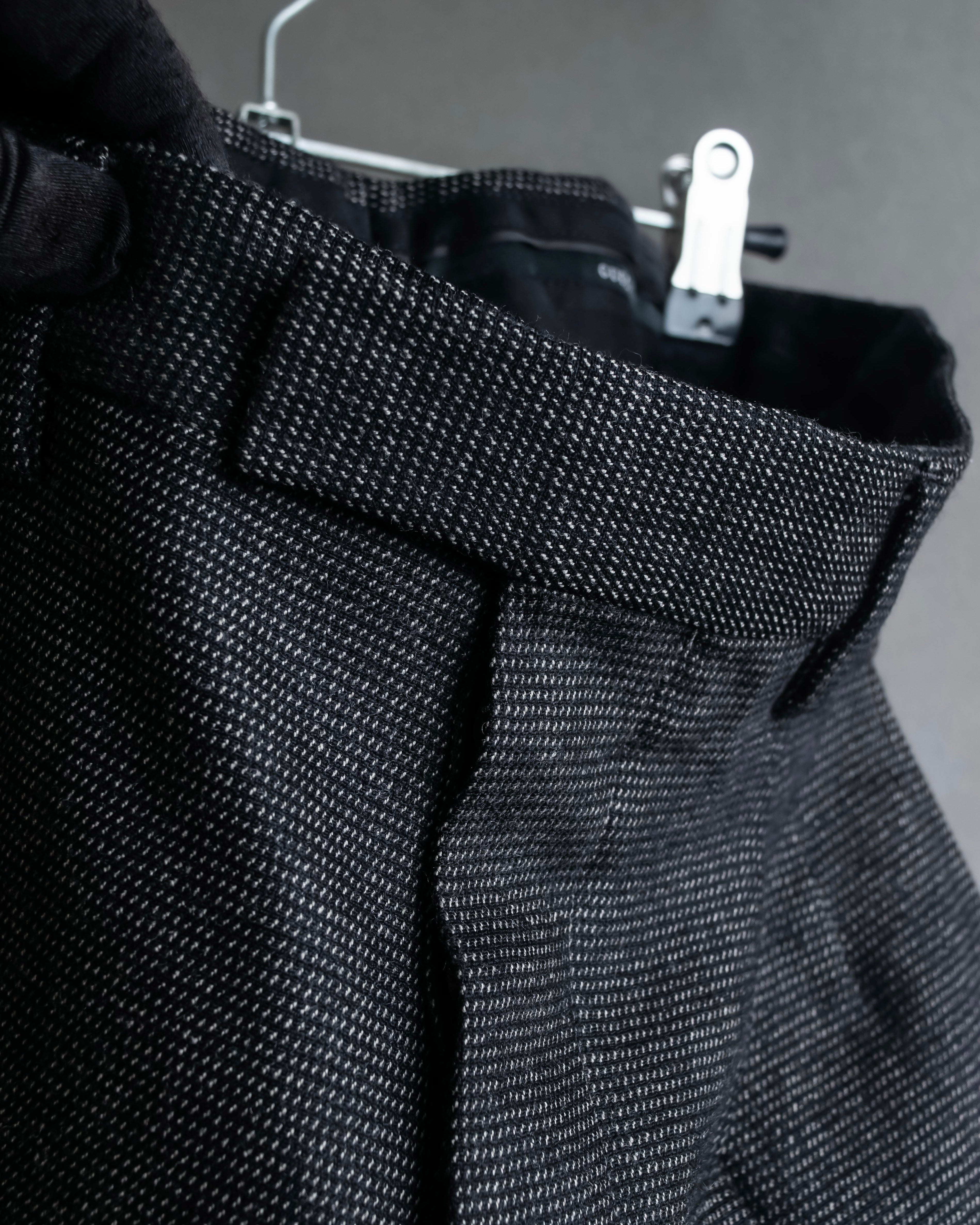 "GUCCI" 90's Tom Ford period bird eye weave set up