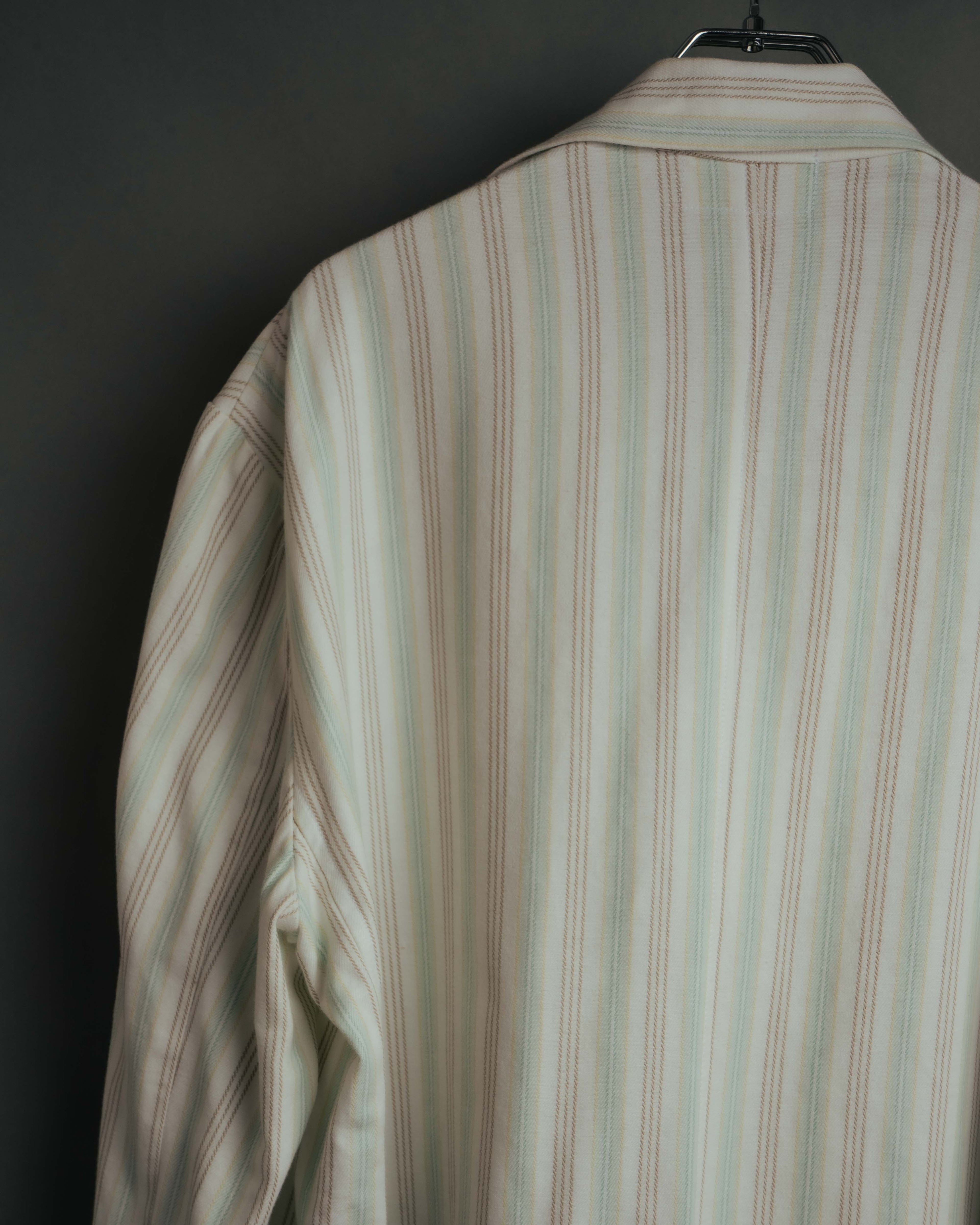 -MOOD Vintage Collections-
80’s-90’s Multi stripe relaxed jacket