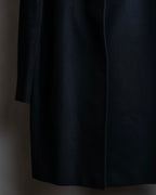 "Max Mara" Stand neck fly front mid length coat
