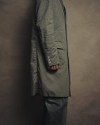 -SPECIAL- "Y's for men" 80's Double breasted houndstooth long jacket
