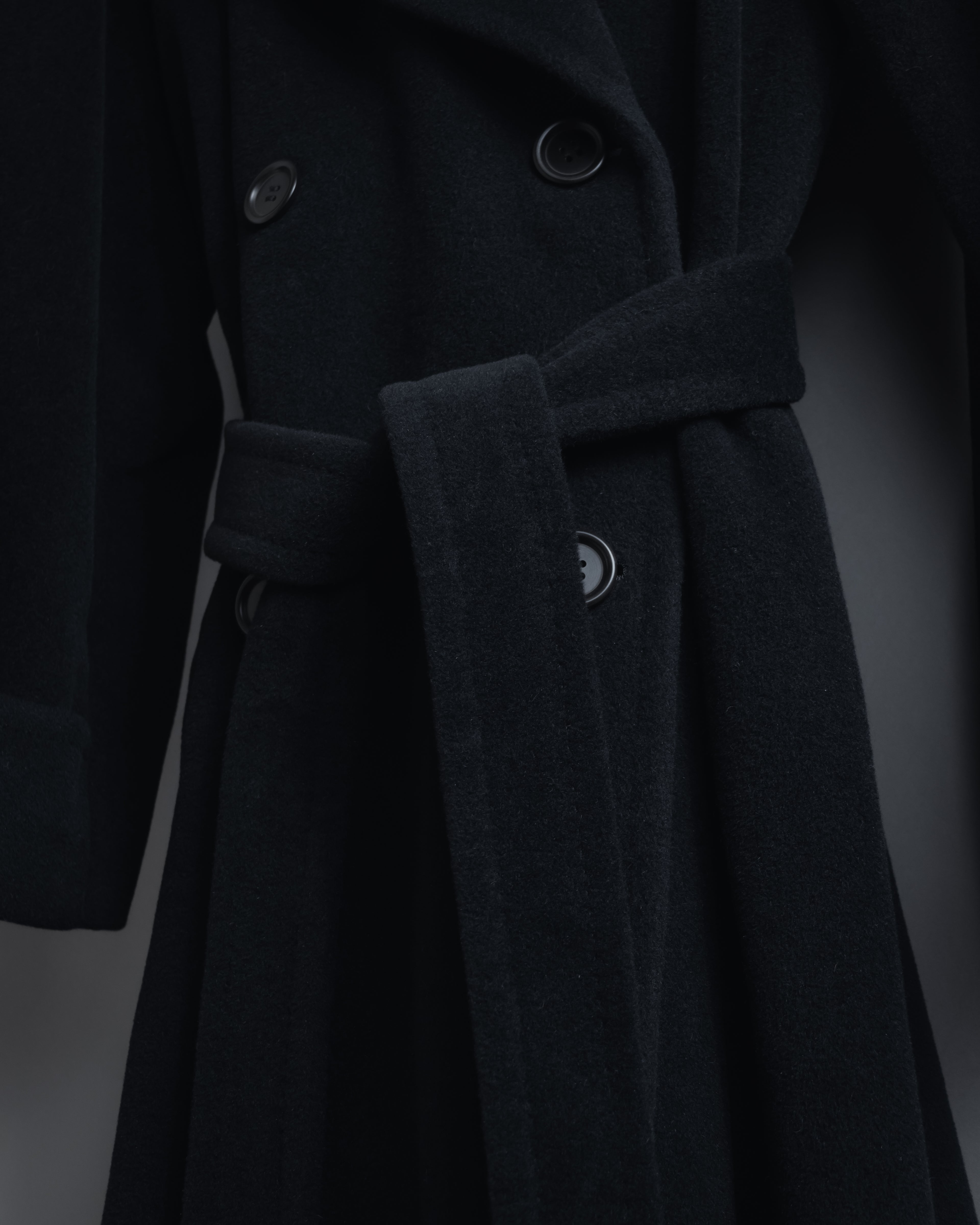 “SOPRANI DONNA” Tailored double-breasted long coat