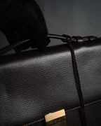 “LOEWE” 90’s Heritage anagram lock briefcase