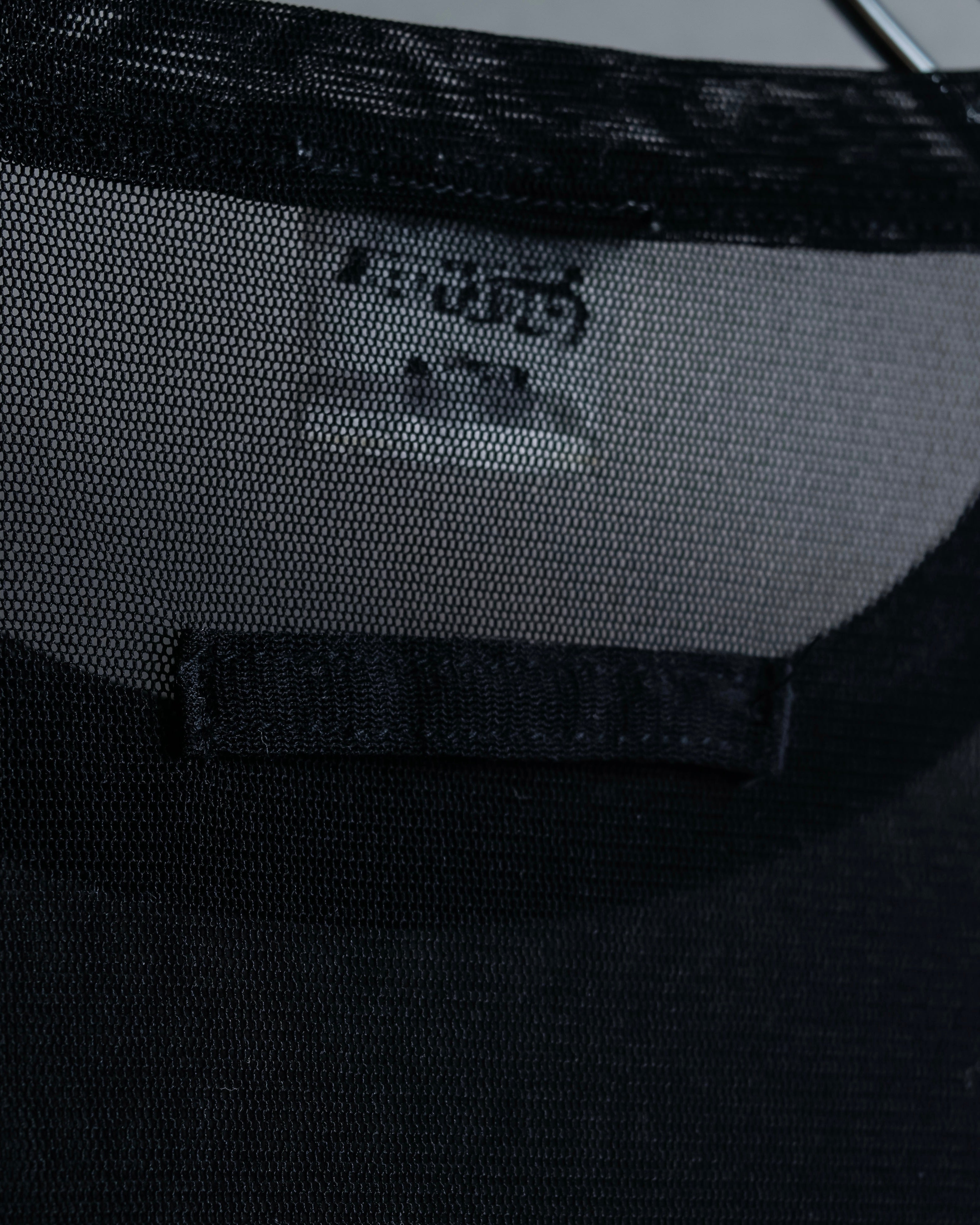 “Jean Paul Gautier” Fringe detailed  asymmetry shear top