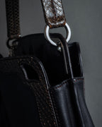 "Cartier" Marcello de Cartier python leather combination bag