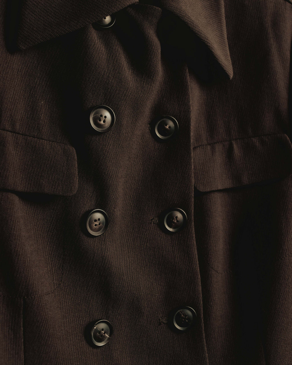 "GUCCI" 90's Classically tailored double-breasted coat