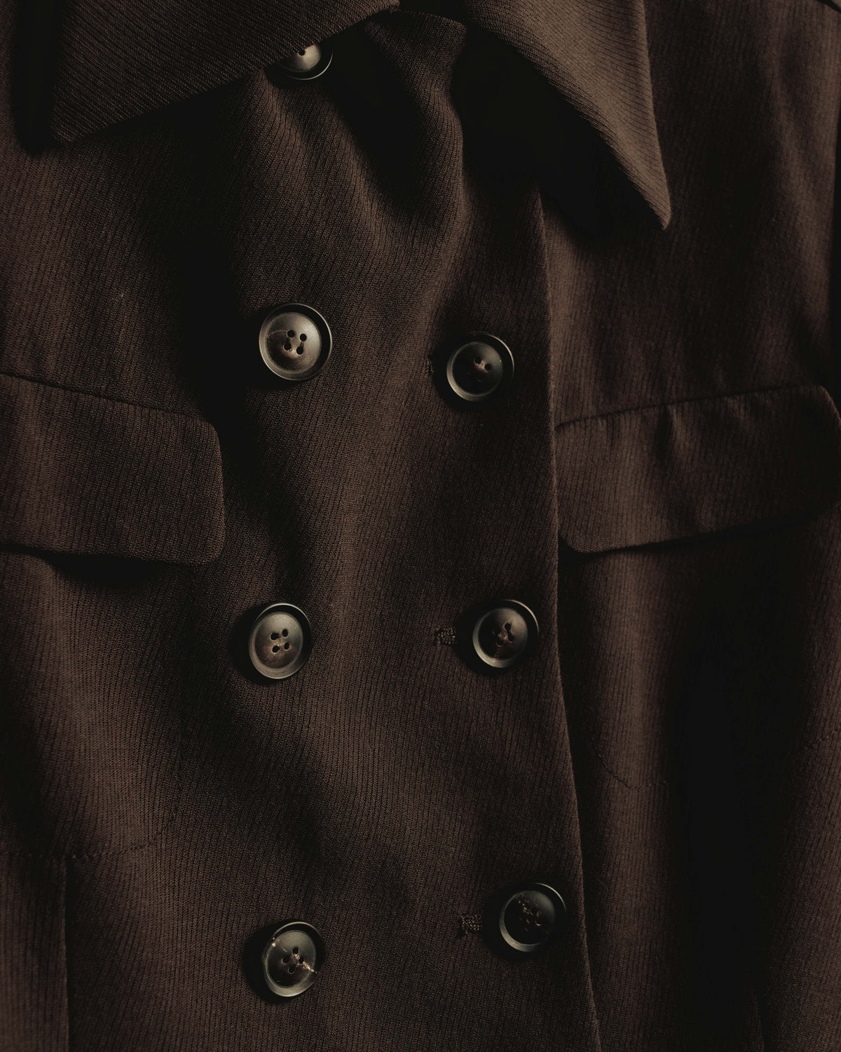 "GUCCI" 90's Classically tailored double-breasted coat