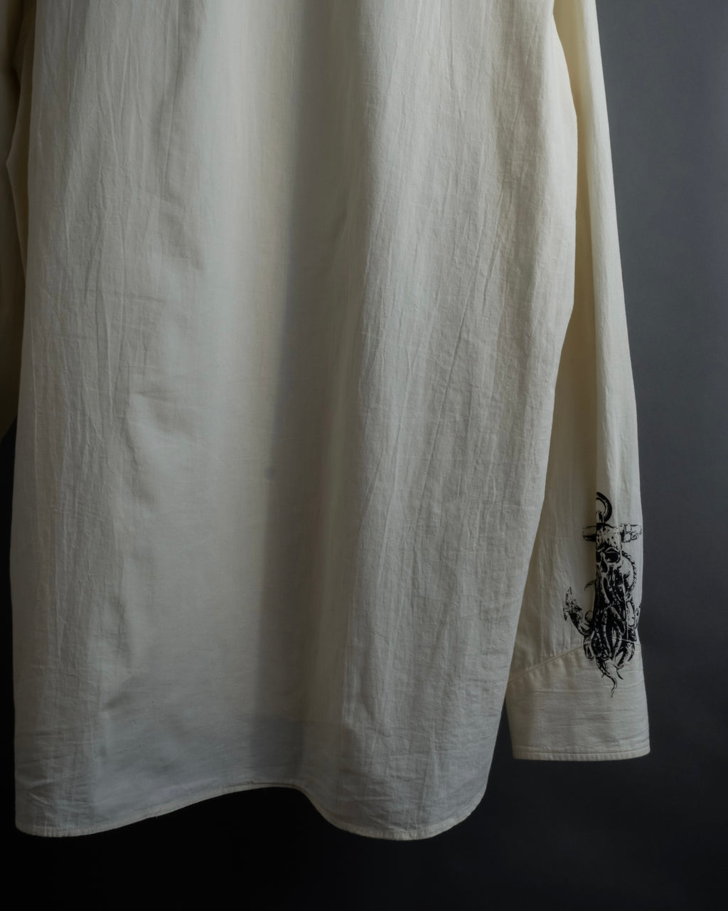 "PRADA" 22SS Sea fable motif print oversized shirt