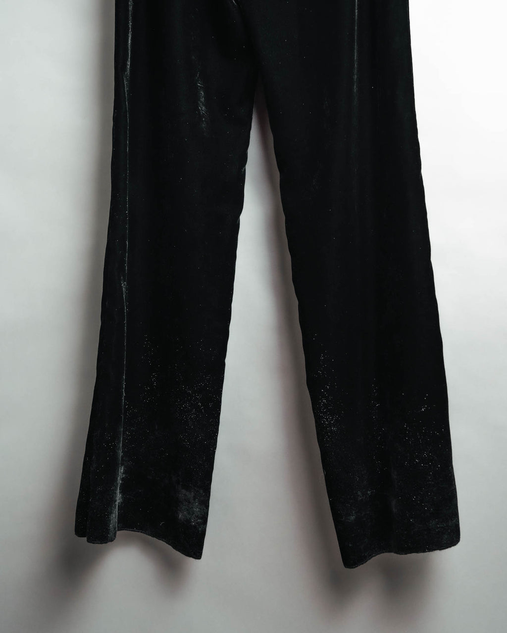 -SPECIAL- “SAINT LAURENT” 2016’s- lamé velvet tuxedo trousers