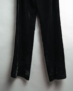 -SPECIAL- “SAINT LAURENT” 2016’s- lamé velvet tuxedo trousers