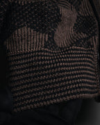 “Yves Saint Laurent” 80’s-90’s geometric knit cardigan