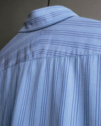 "Hermès" 90's-00's Striped cotton button-down shirt