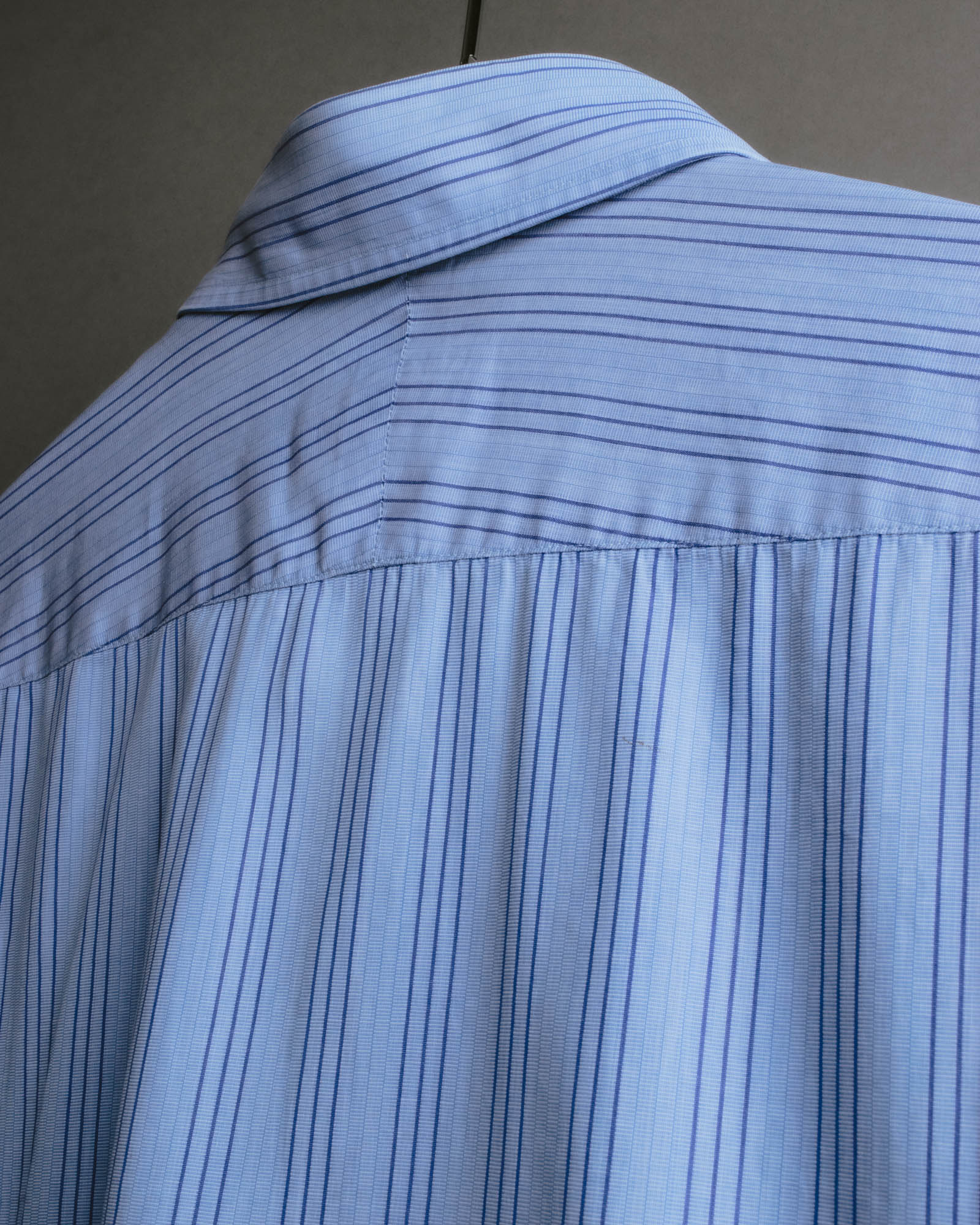 "Hermès" 90's-00's Striped cotton button-down shirt