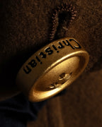 -SPECIAL- "Christian Dior" 80's-90's
Shaped flare silhouette collarless coat