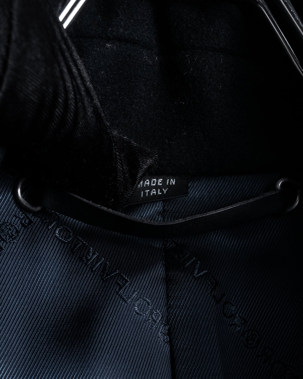 "VIKTOR&ROLF" Sculptural lapel melton coat