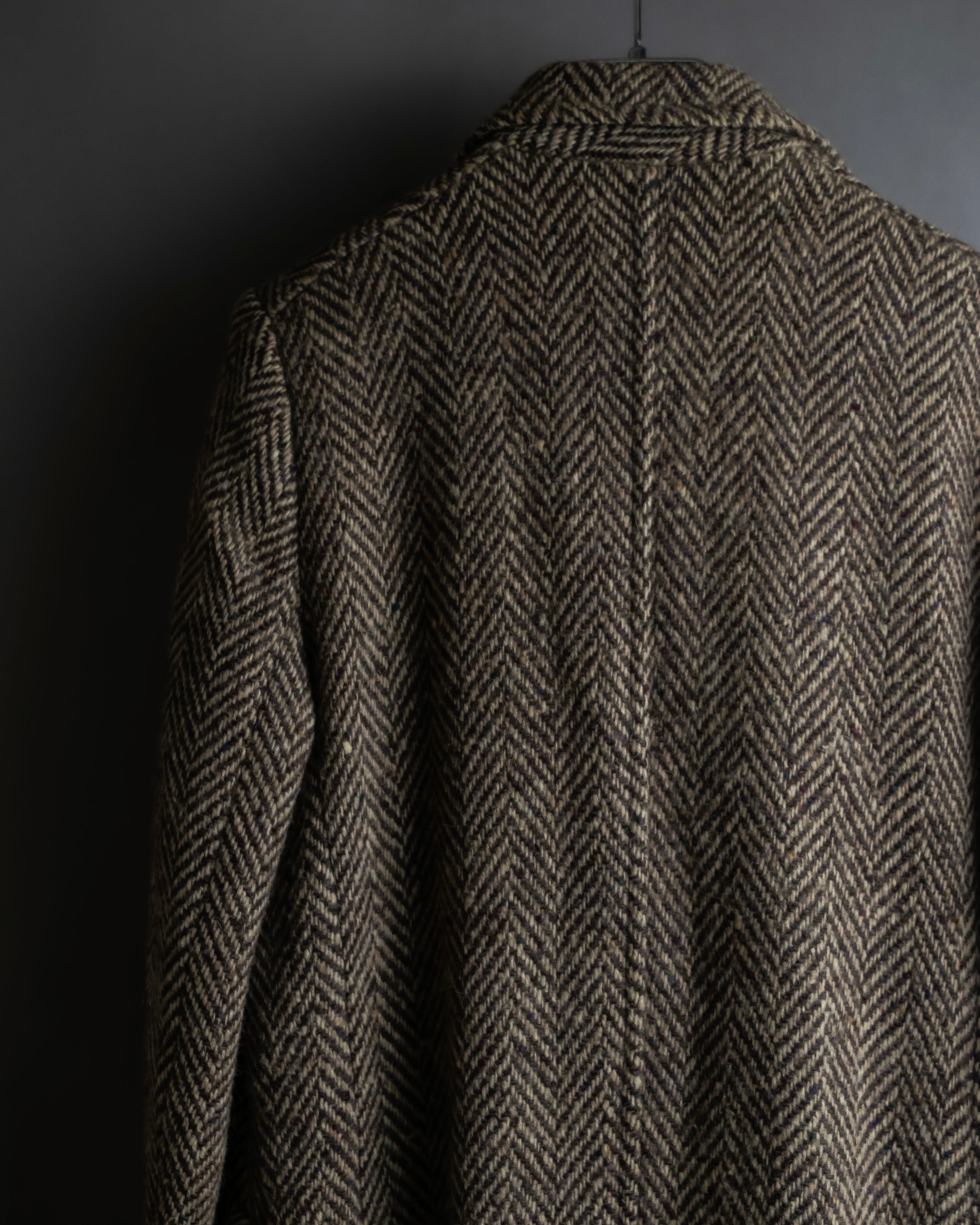 Vintage irish tweed long coat