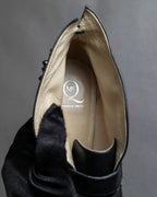 Alexandar McQueen" Studs & belt design heel boots