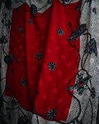 “Christian Dior” 80’s-90’s Jewelry motif monogram silk scarf