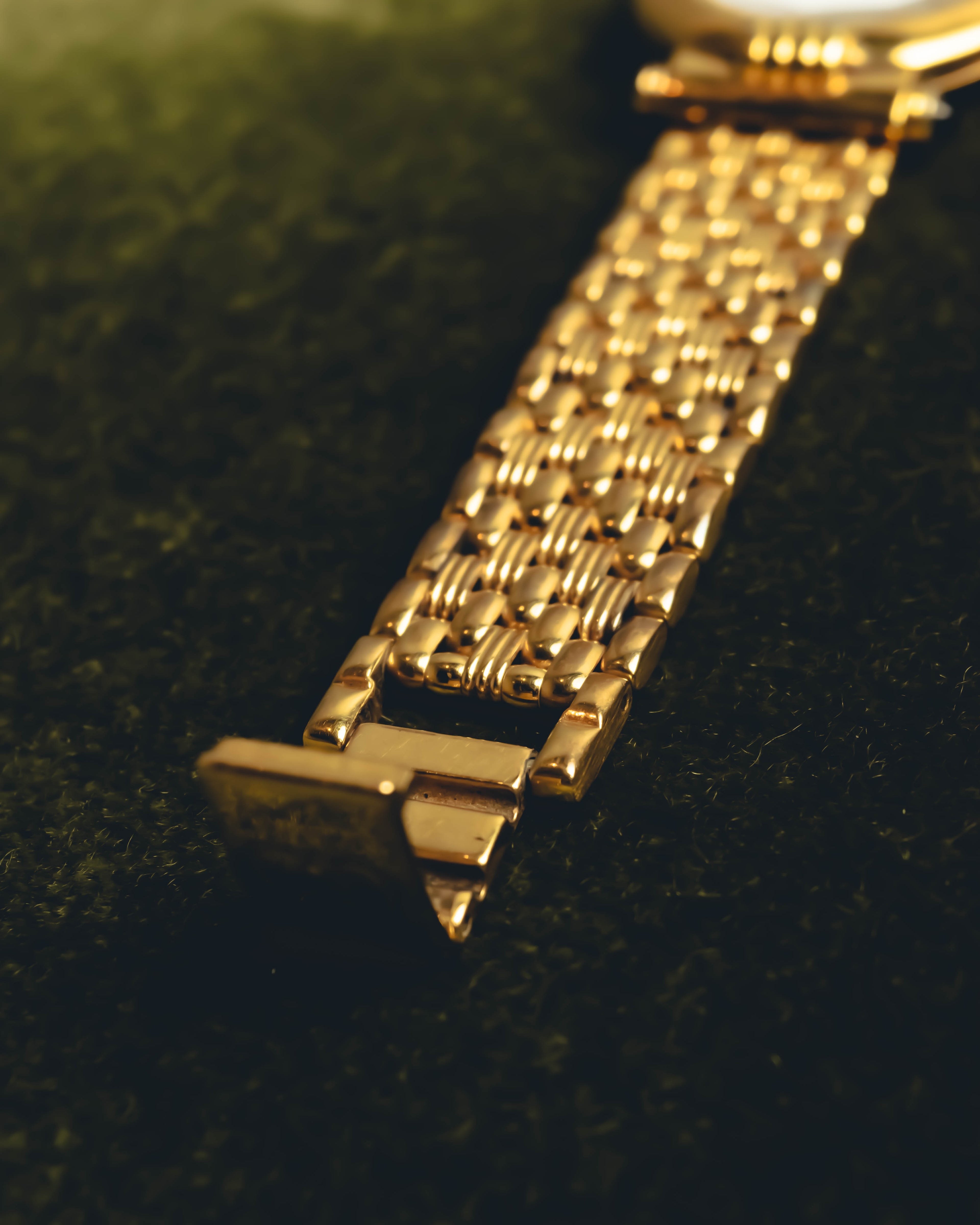"Christian Dior" 80's-90's Gold plated wristwatch
