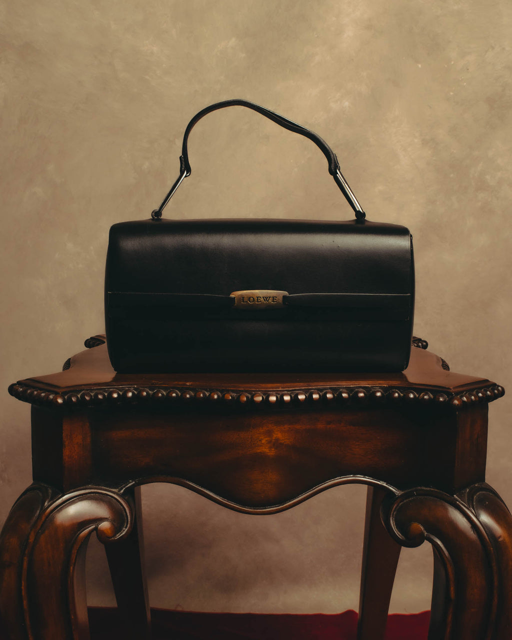 "LOEWE" Classic smooth leather top handle bag