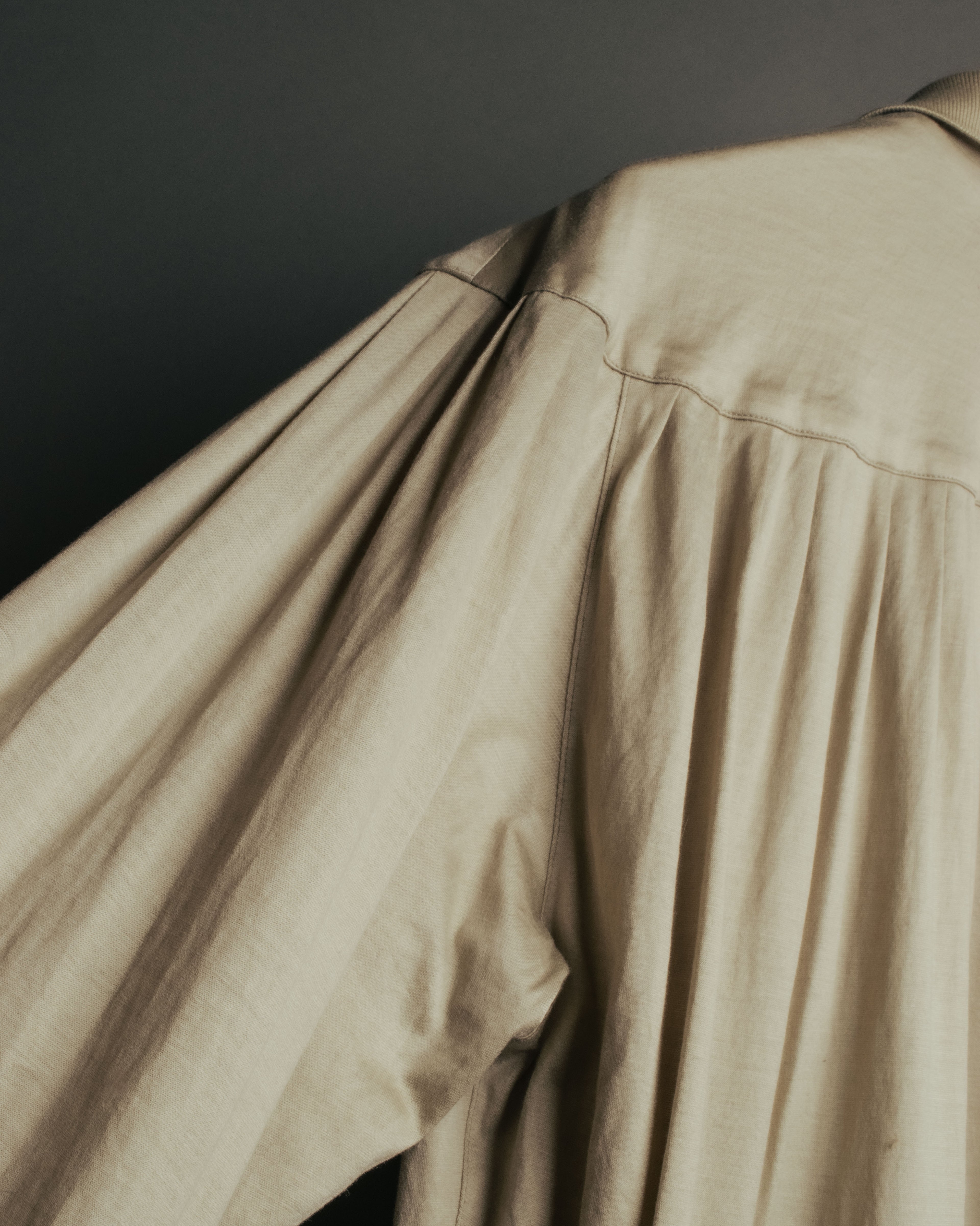 “Christian Dior” 90’s Gathered fly-front jersey blouse