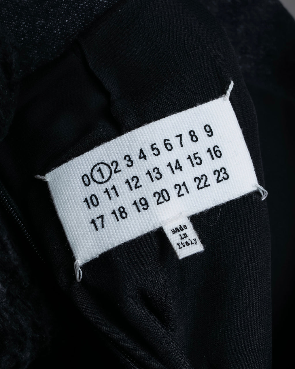 "MAISON MARGIELA" 16AW Deep tuck design sleeveless dress