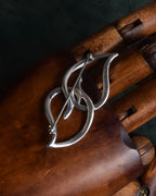 "Tiffany&Co" 1987 Leaf motif silver925 brooch