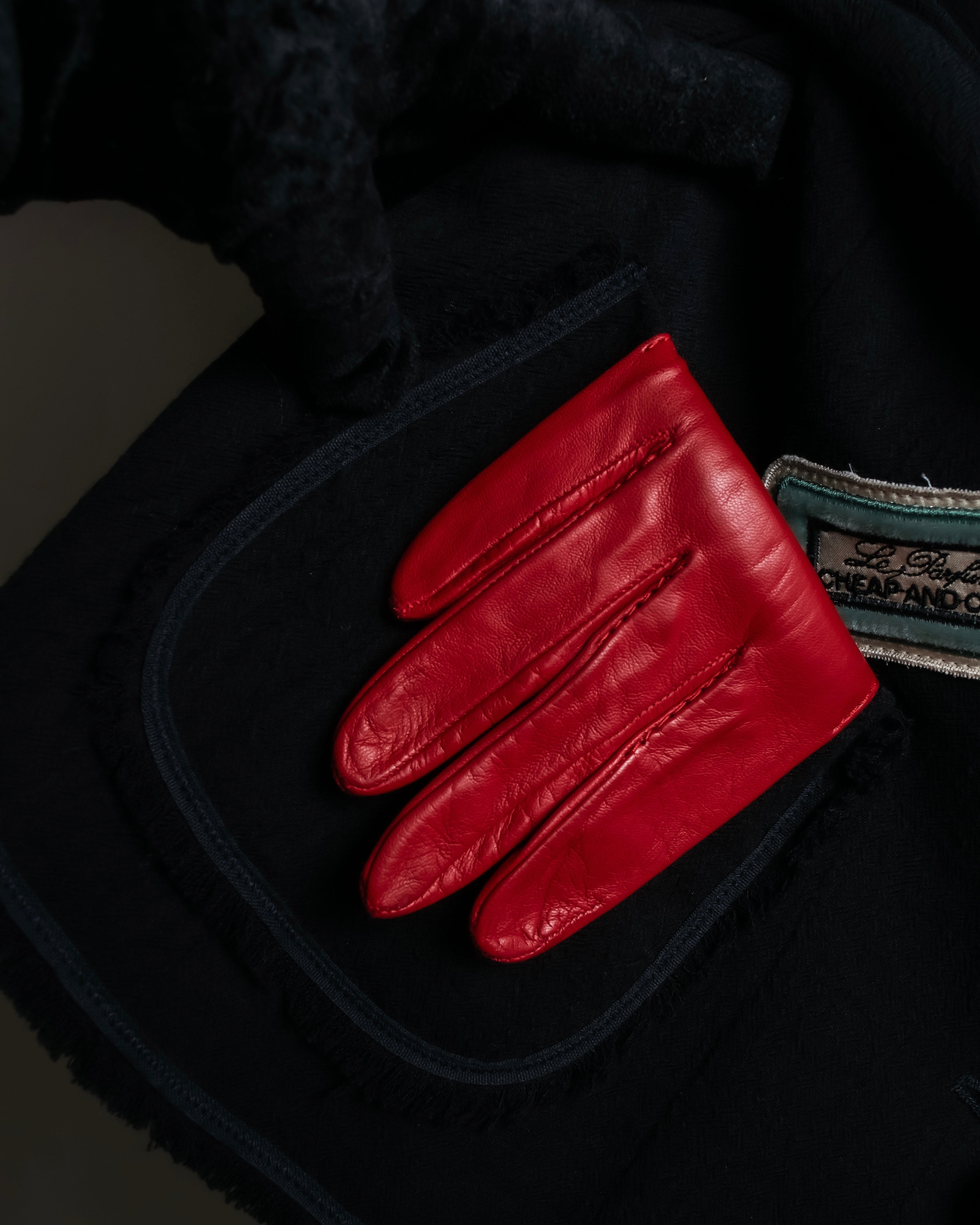 "MOSCHINO" Object sewn design tweed jacket