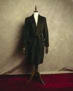 “Max Mara” 00’s Belted angora blend long coat
