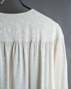 "Christian Dior" Shiny off-white shirt