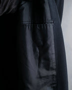 "GIORGIO ARMANI" Beautiful drape navy wool set up