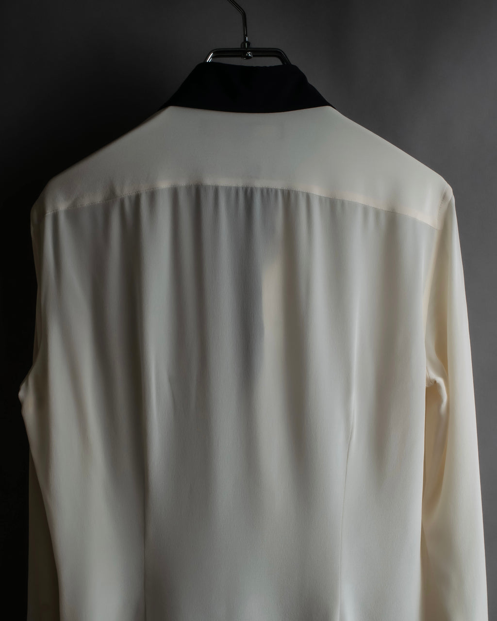"Ralph Lauren" High density woven silk clerical shirt