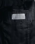 "Dior Homme" Chris Van Assche design satin lapel tuxedo set up