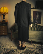 -SPECIAL- “Christian Dior MONSIEUR” 80’s-90’s satin peak-lapel tuxedo jacket