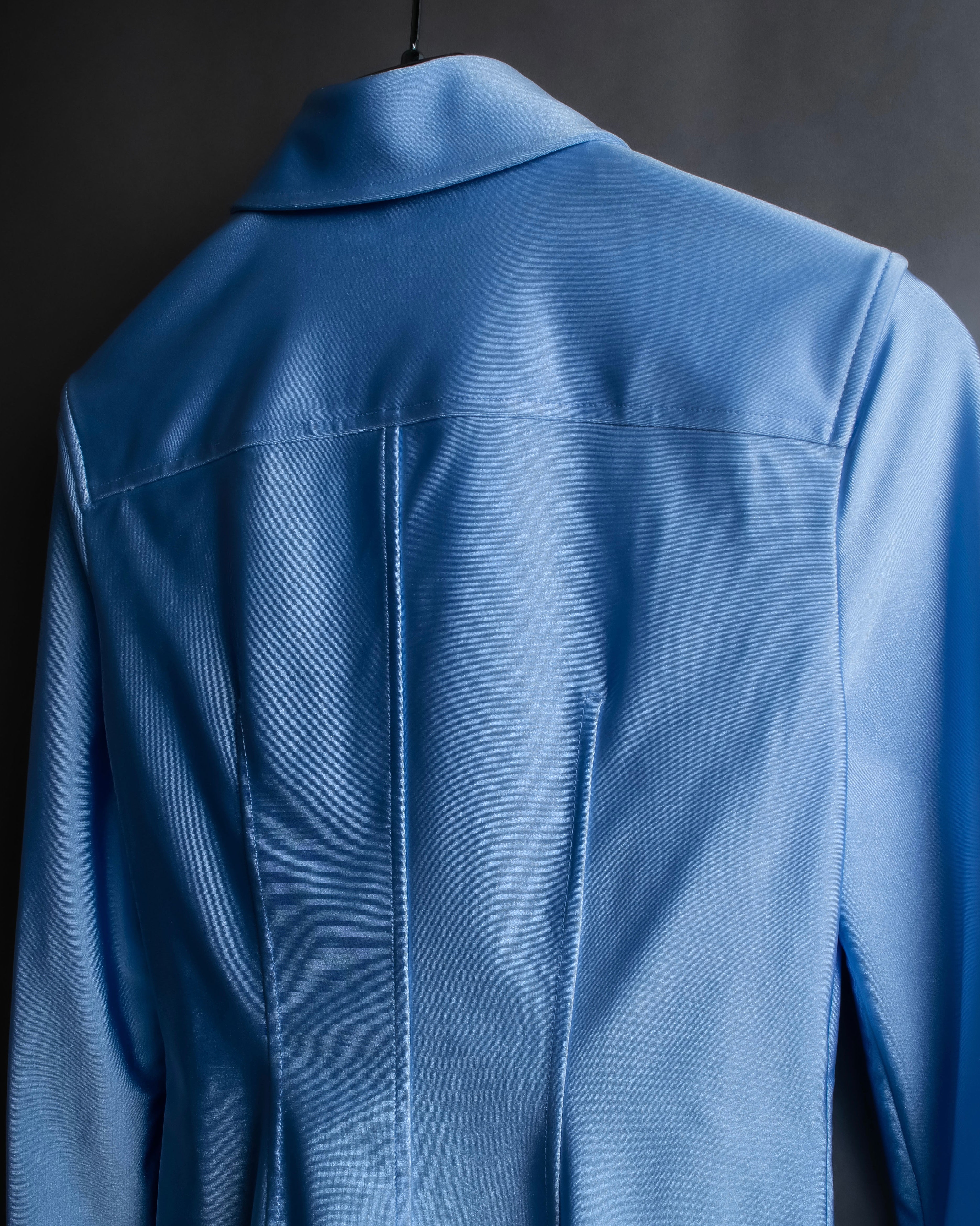 "ALEXANDER WANG" Three-dimensional cut design light blue shirt