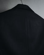 "Yves Saint Laurent" 2008AW Minimal sculpted wool jacket