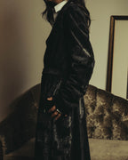 -SPECIAL- "Y’s" 2025's Discharge printed velvet long coat