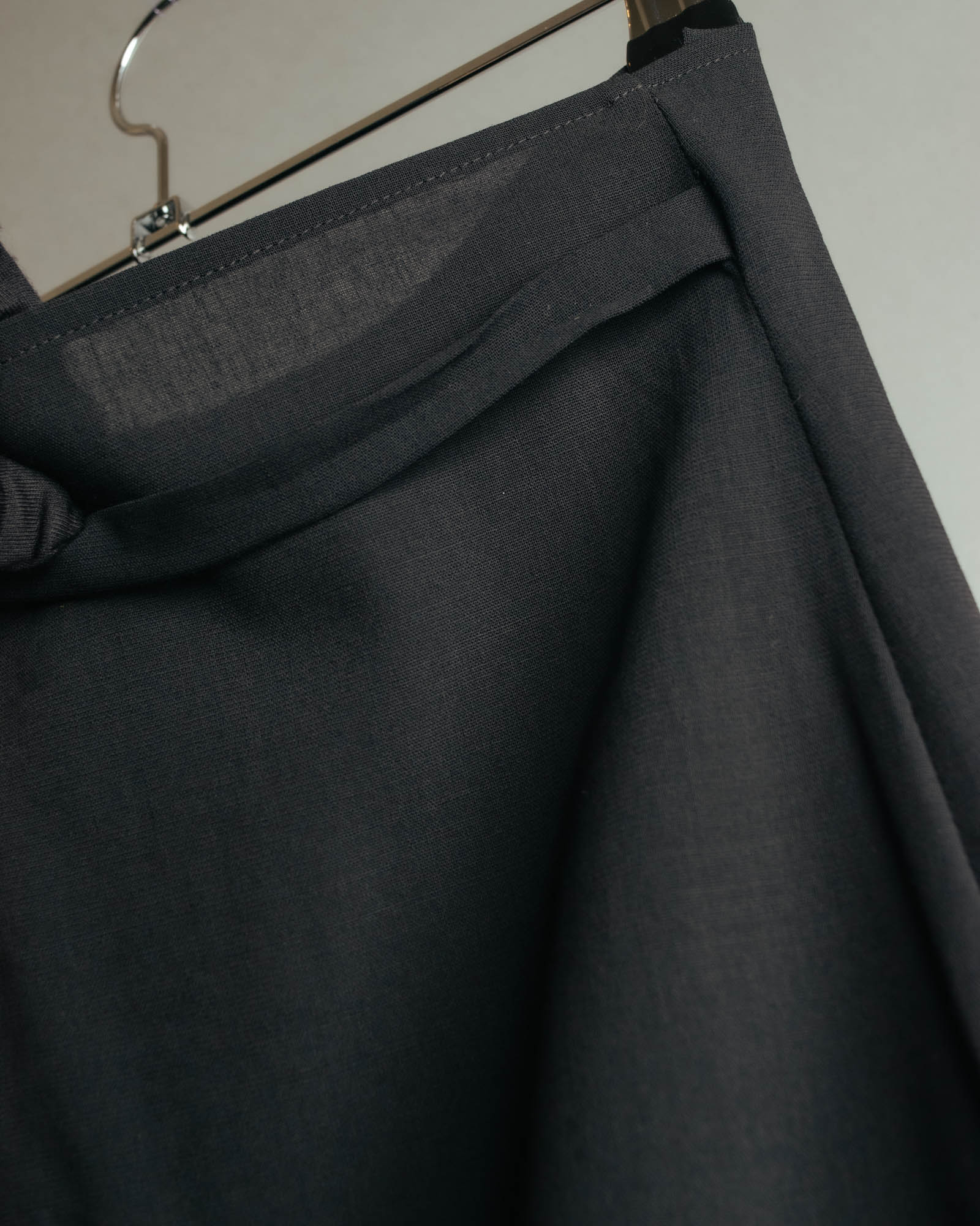 JIL SANDER (ジルサンダー) - ウール ラップスカート - ブラック - 34