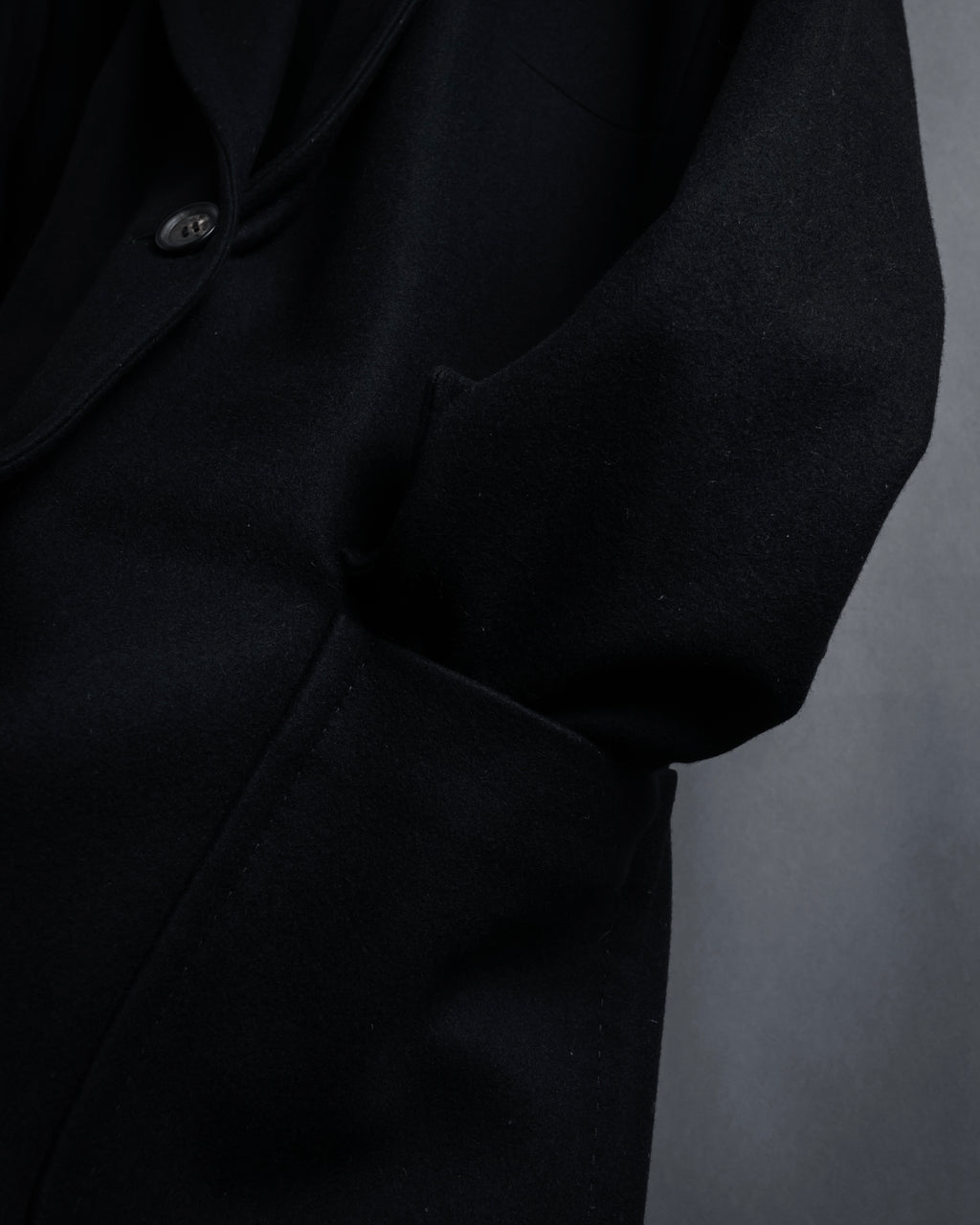 -SPECIAL- "CELINE" 1997-04's Michael Kors period minimal detail long chester coat