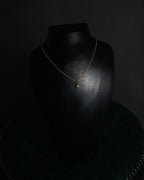 “Christian Dior” 00’s Pearl drop necklace with CD tail charm