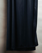 -SPECIAL– “Maison Martin Margiela” 12SS Draped satin maxi skirt