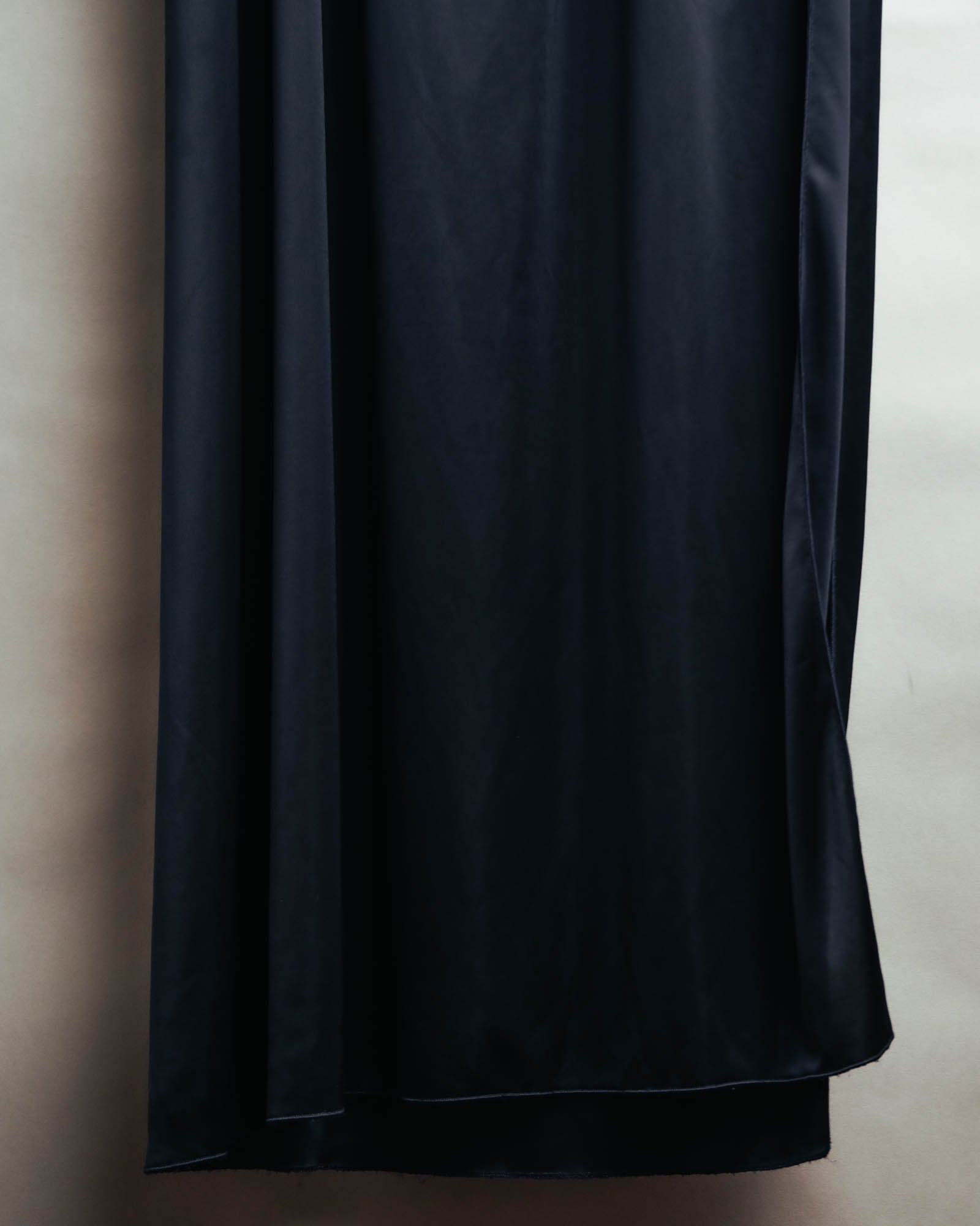 -SPECIAL– “Maison Martin Margiela” 12SS Draped satin maxi skirt