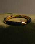 “GUCCI” 00's Python embossed hinged bangle