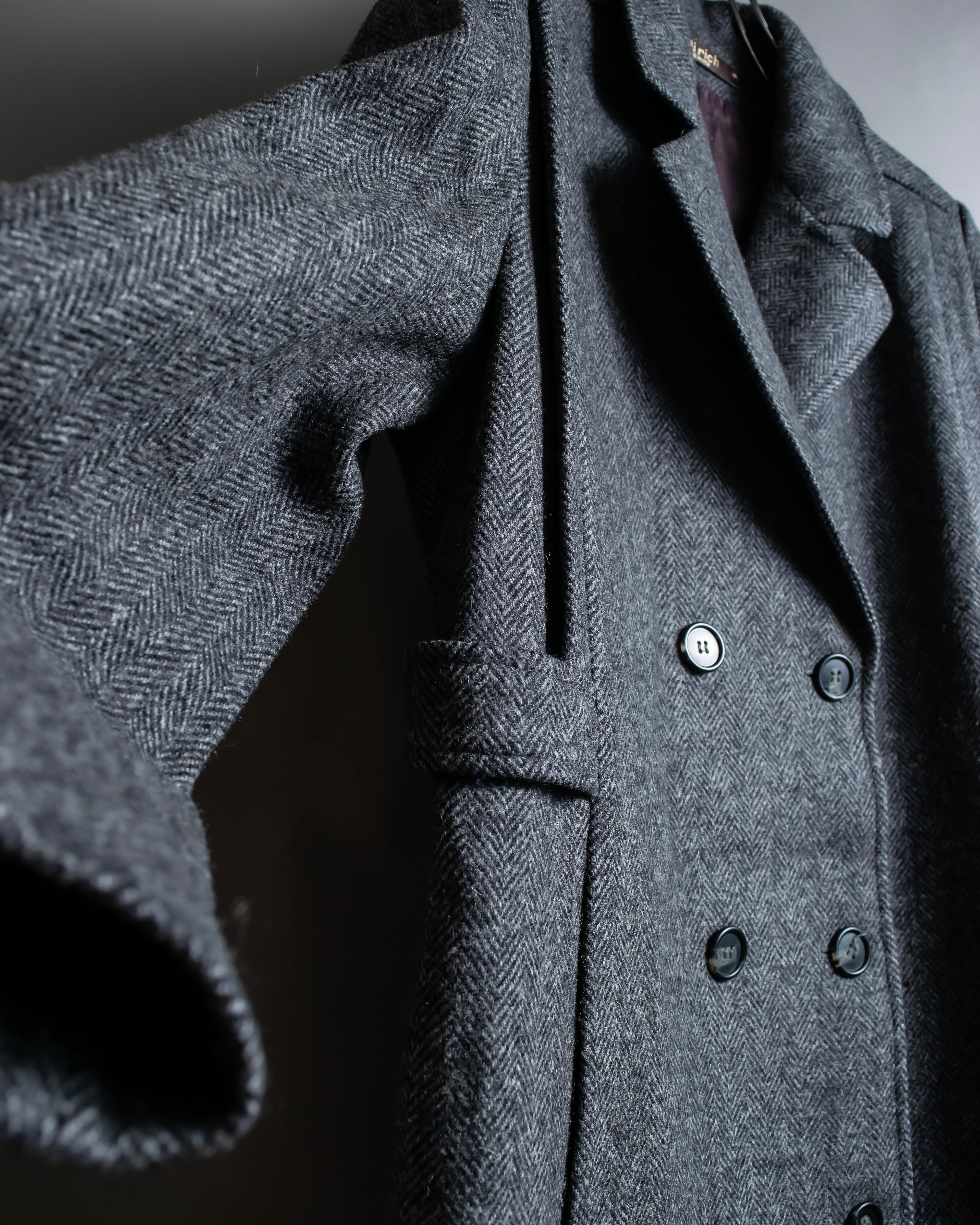 “Judi Rich” Beautiful tweed double breasted coat