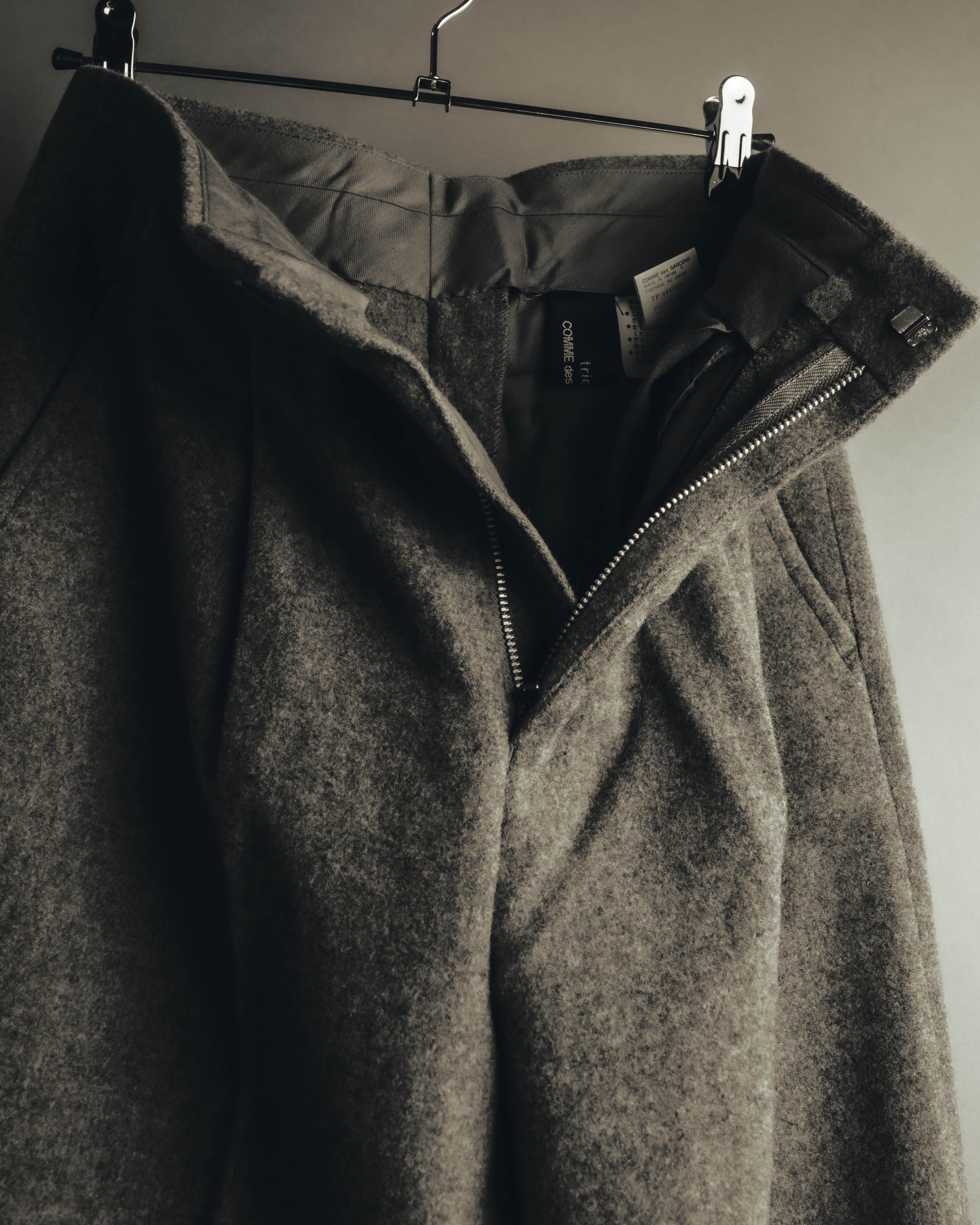 "tricot COMME des GARÇONS" 90's Brushed wool wide trousers