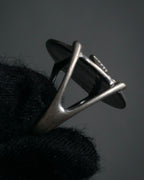 “Christian Dior” 2000’s Butterfly motif sculptural ring